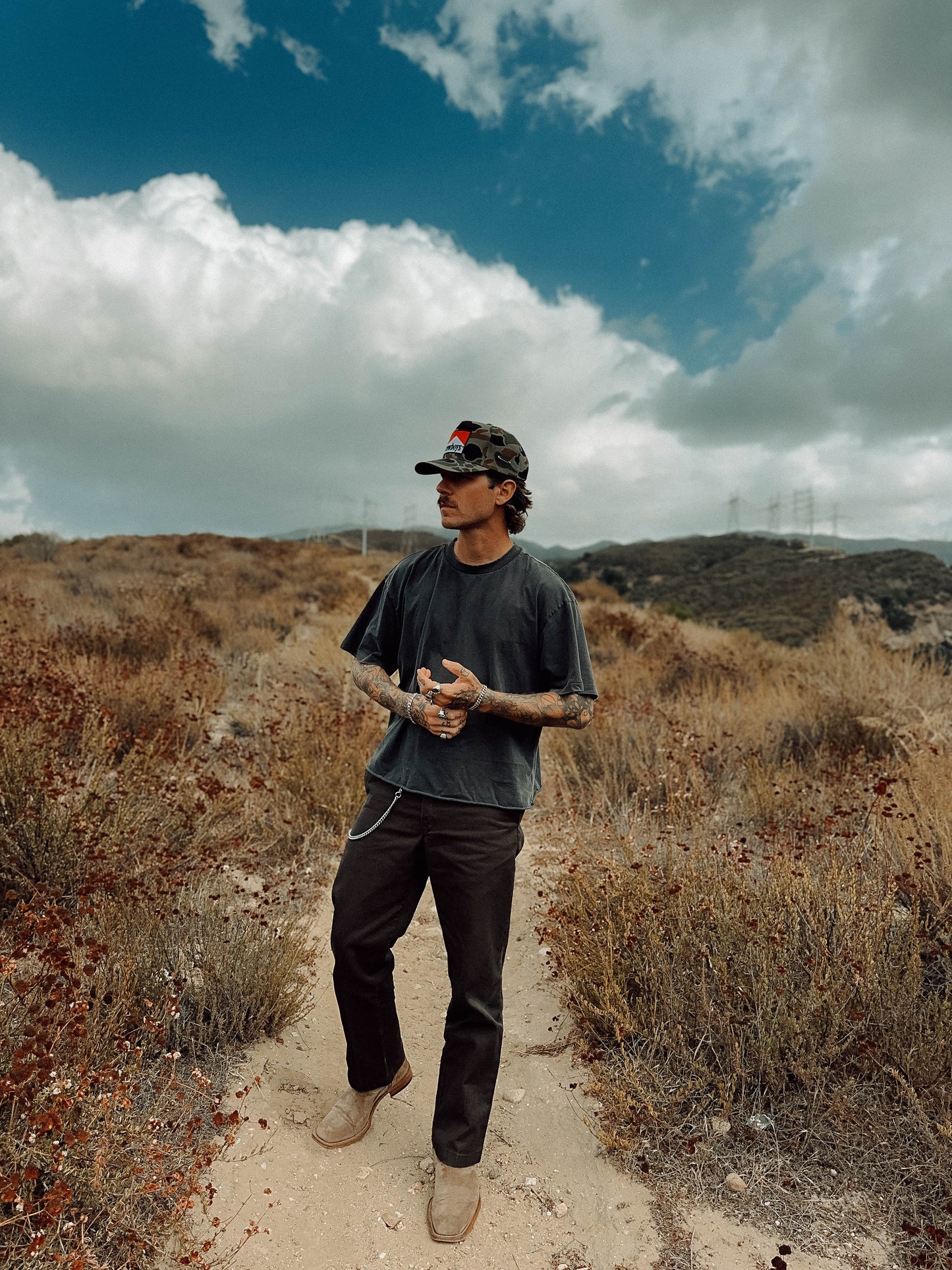 CAMO COWBOY KILLER HAT